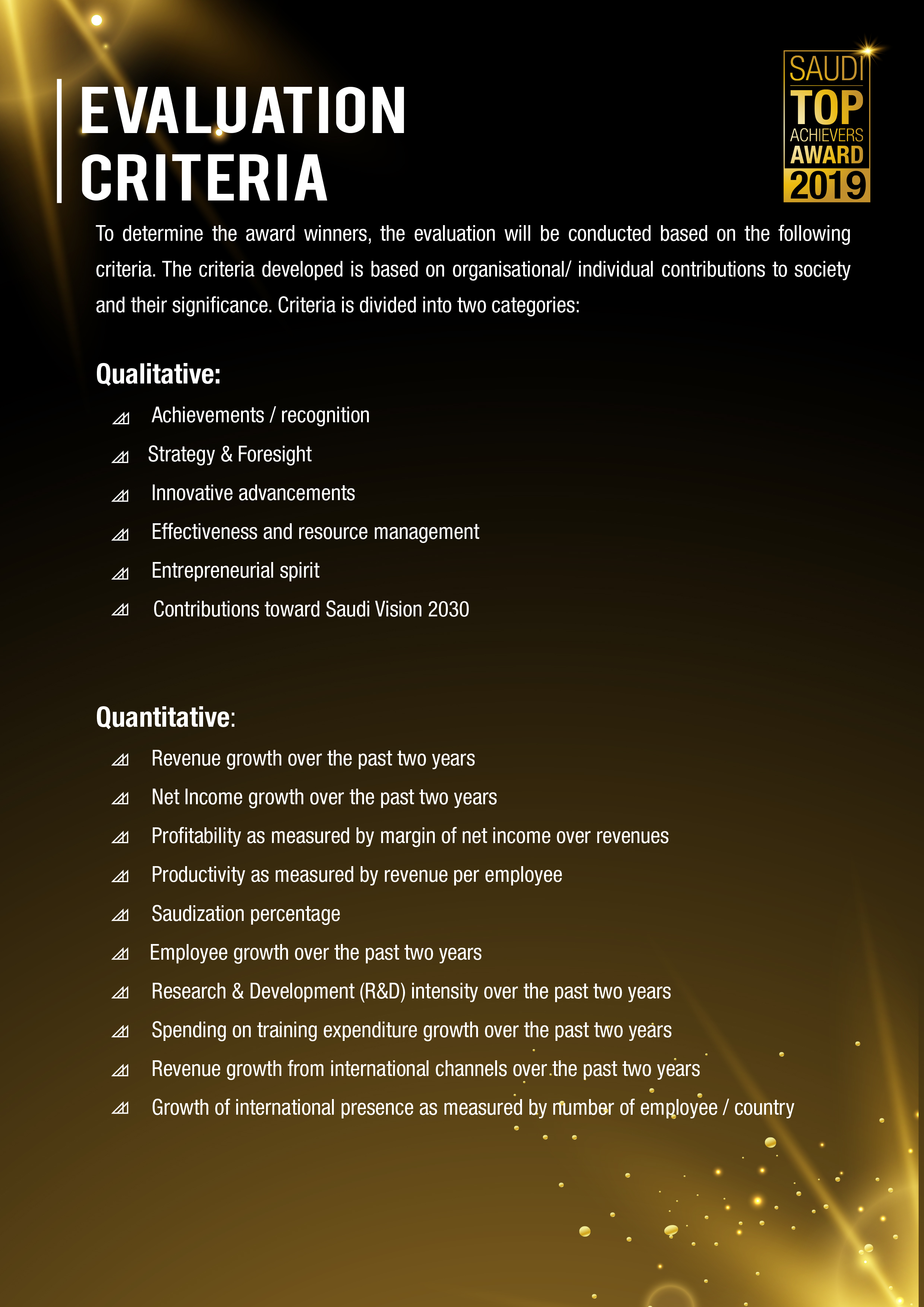 Saudi Top Achievers Awards 2019