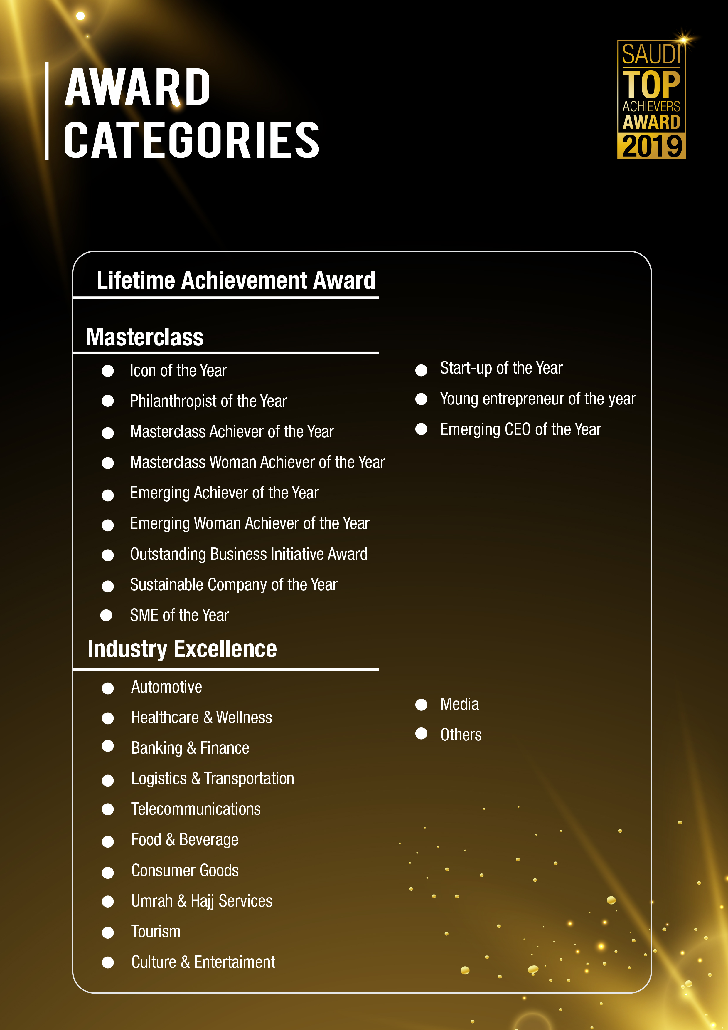 Saudi Top Achievers Awards 2019